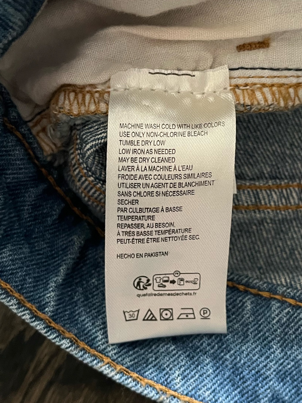 NWT Anthropologie Pilcro Light Blue Cutoff High Rise Denim Shorts Size 28 - Picture 7 of 12